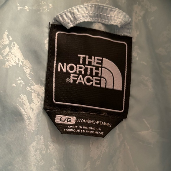 North Face Women’s size Large aqua zip up jacket - Picture 3 of 3